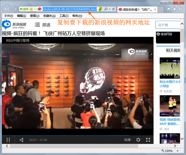 新浪视频电脑下载详细图文教程