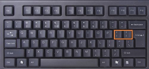 电脑键盘如何快速输入各类括号符号