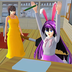 樱花高校跑酷挑战老妈追击v1.0 免费版