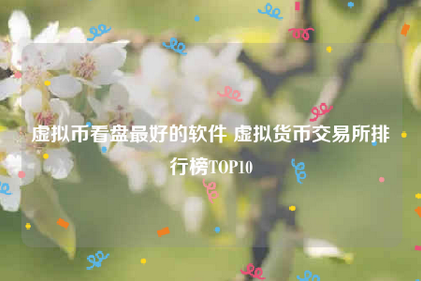 虚拟币看盘软件排行榜前十名权威解析