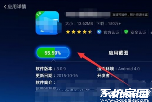 软件下载进程示意图