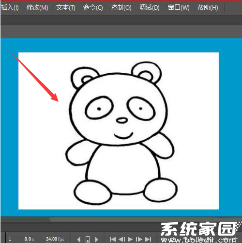 Animate软件导入图片素材界面示意图