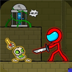 红色火柴人动作冒险激斗闯关v2.7.3 无限金币版